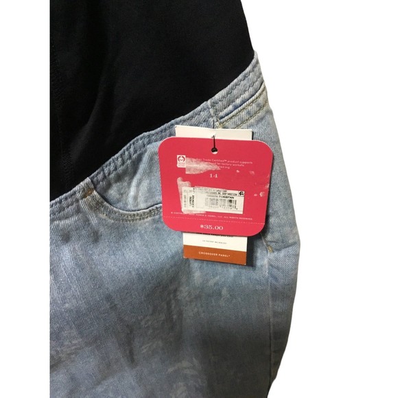 Isabel Maternity Boyfriend Jeans Size 14 NWT - Picture 2 of 9